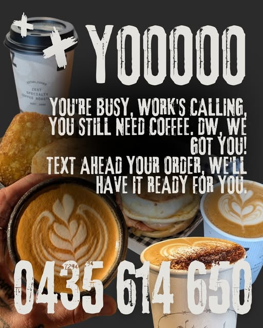 Text ahead your order